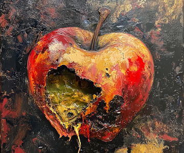 rotten apple